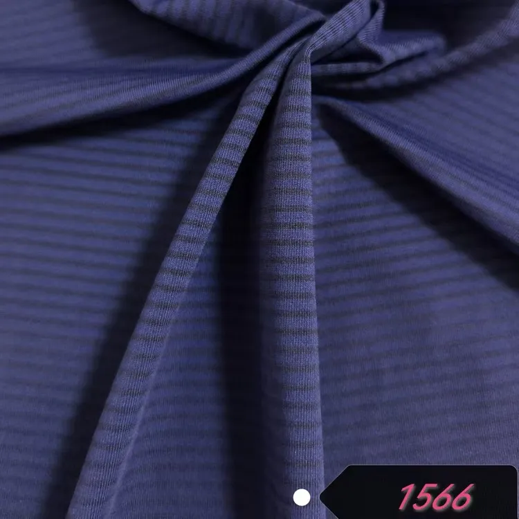 Tissu à rayures en spandex en polyester en nylon
