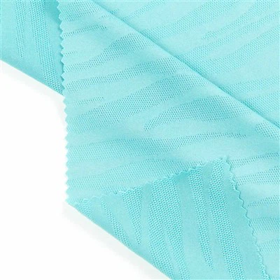 Tissu de maille à onde à 100% polyester